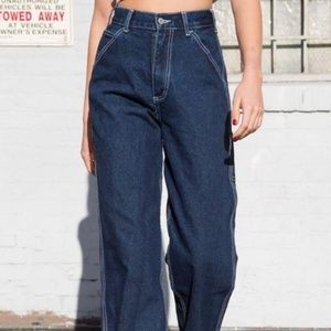 REPOST - Brandy Melville Talia Dark Wash Cargo Jeans